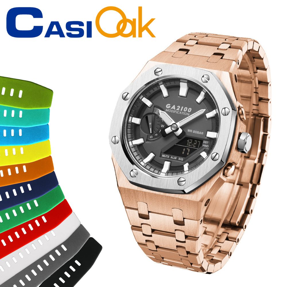 [SKXMOD] CasiOak GA & GA-B 2100 Series Modding Kits | Bracelet & Rubber Band Version