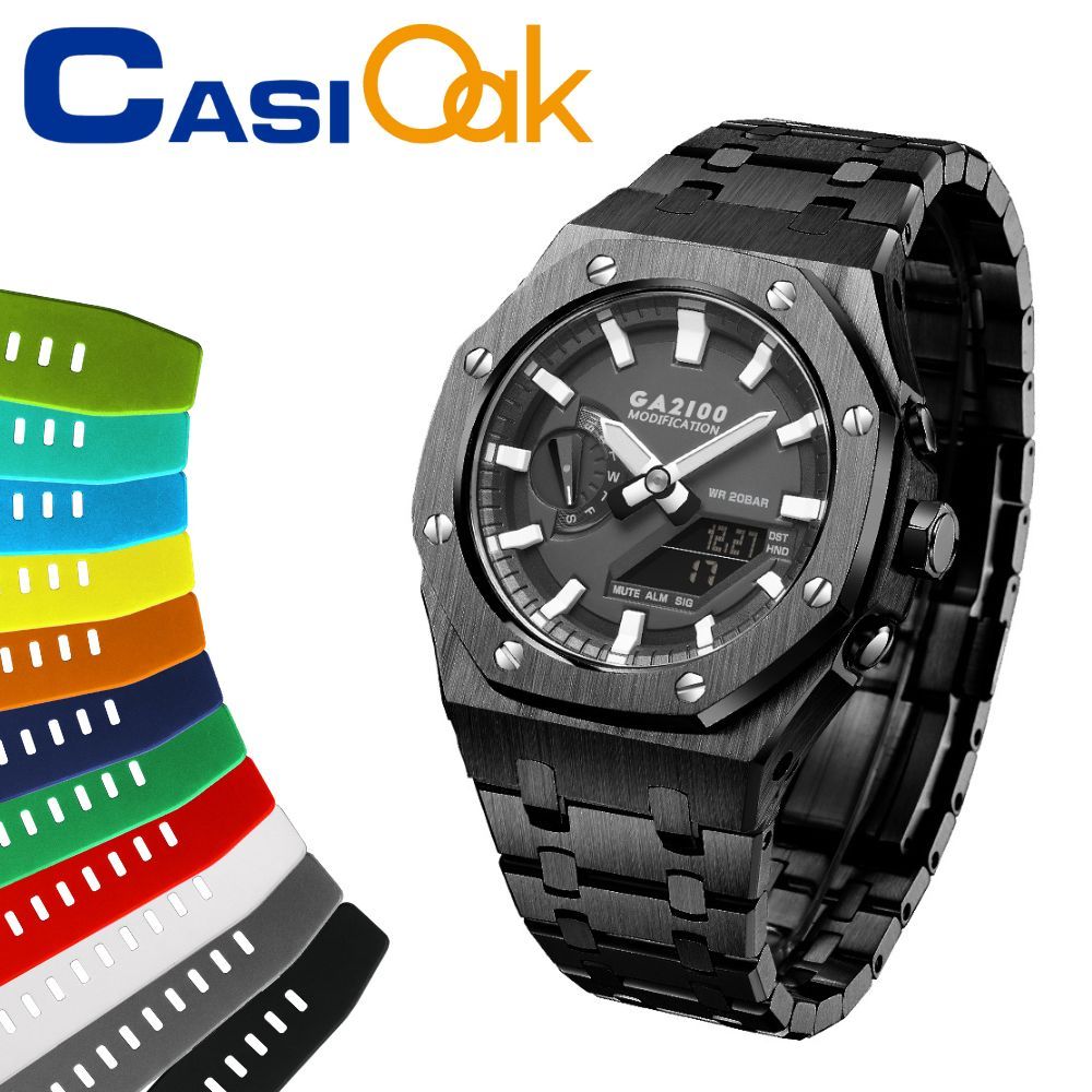 [SKXMOD] CasiOak GA & GA-B 2100 Series Modding Kits | Bracelet & Rubber Band Version