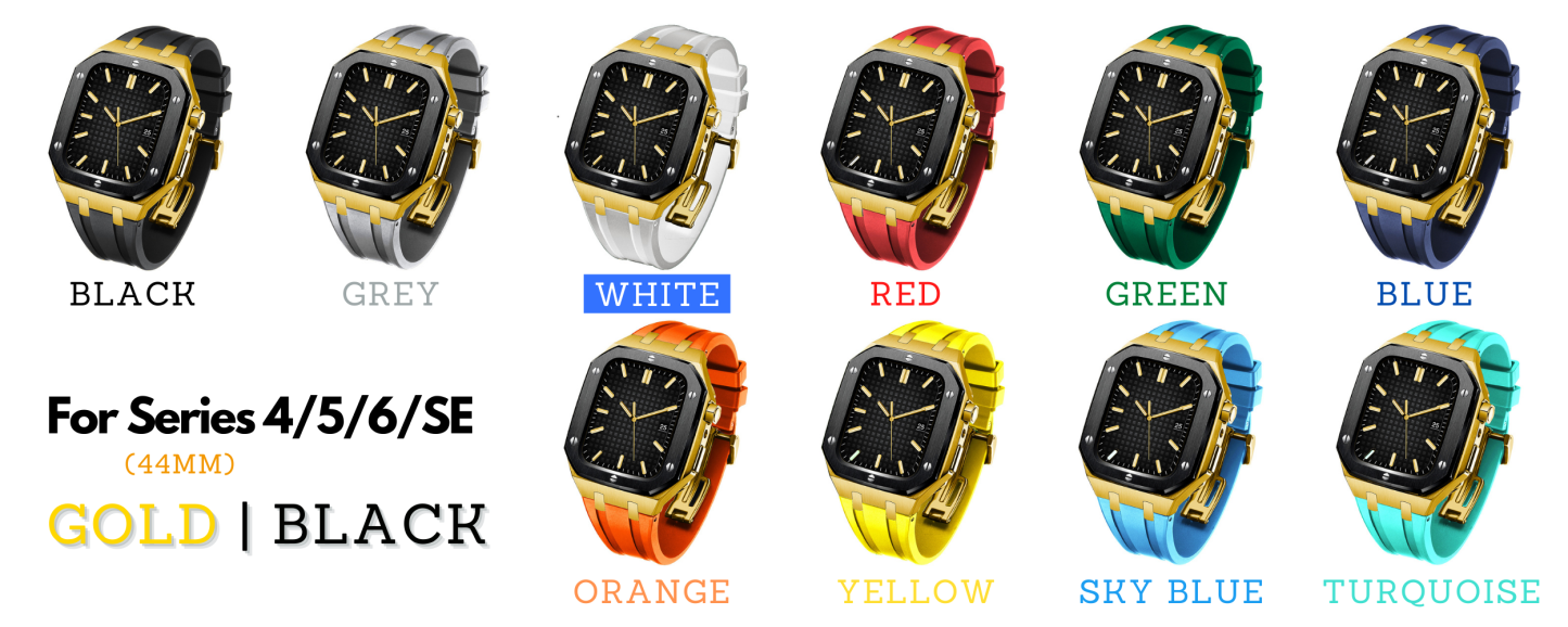 Modding Kits for Apple Watch Series 1/2/3/4/5/6/7/SE | Rubber Band Set