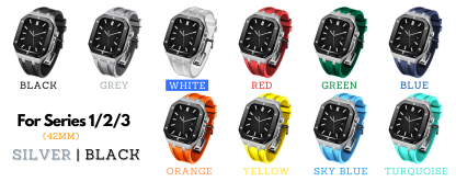 Modding Kits for Apple Watch Series 1/2/3/4/5/6/7/SE | Rubber Band Set