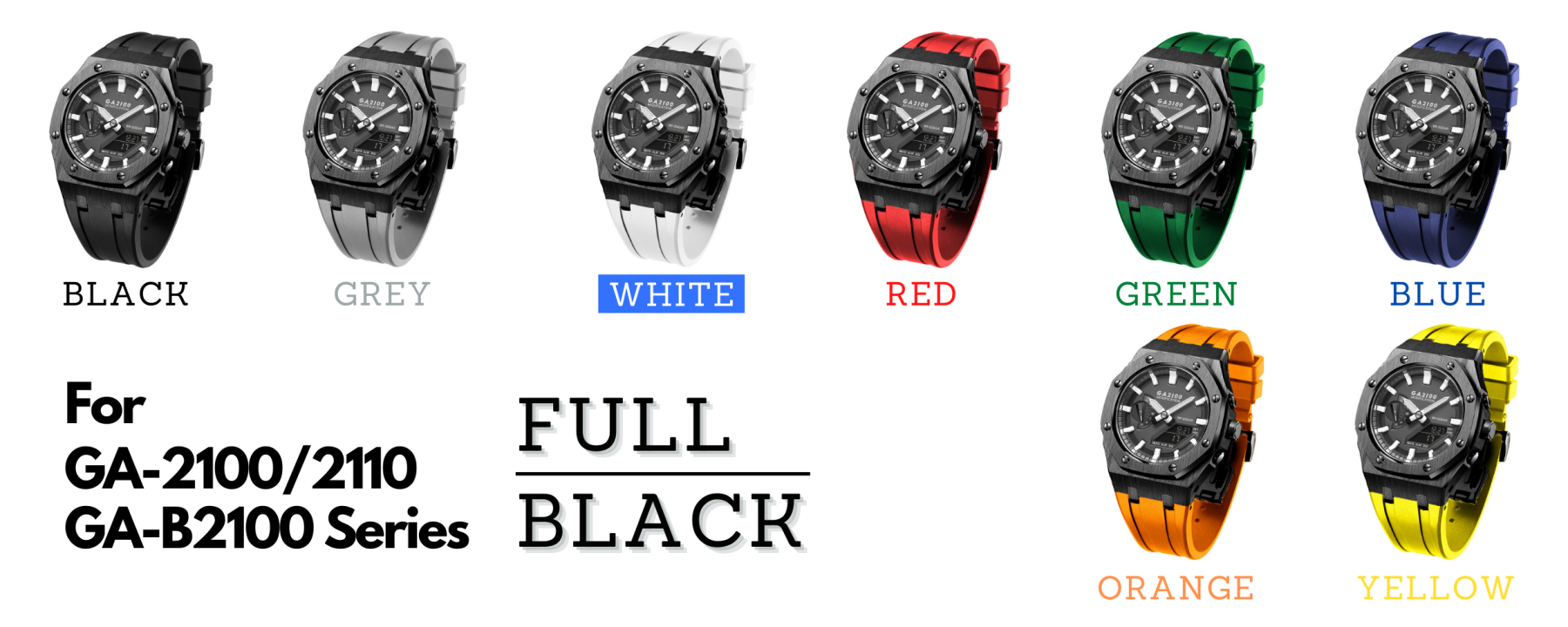 [SKXMOD] CasiOak GA SeriesModding Kits | Rubber Band Version