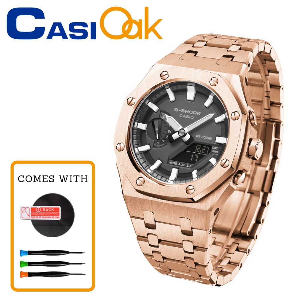 [SKXMOD] CasiOak GM-2100 Series Modding Kits | Bracelet Version