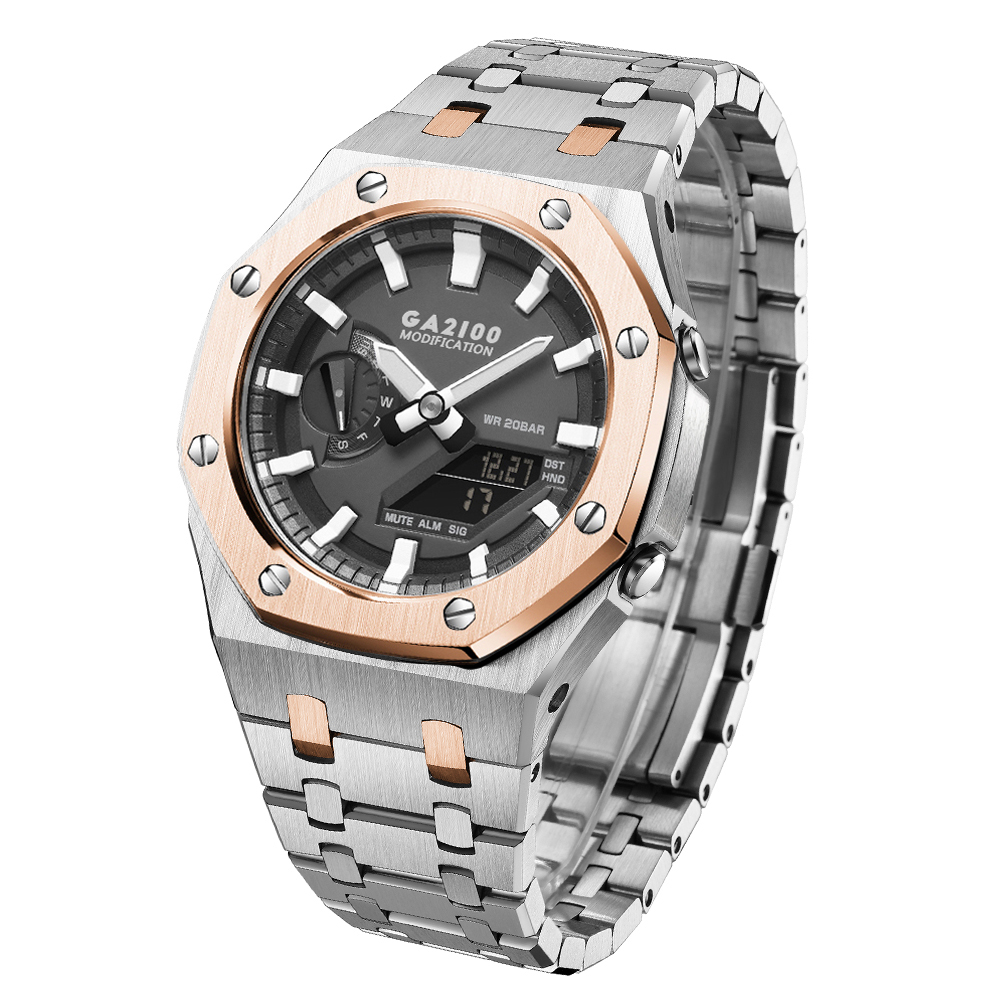 [SKXMOD] Gen.4 Remake CasiOak GA & GA-B 2100 Series Modding Kits | Bracelet Version