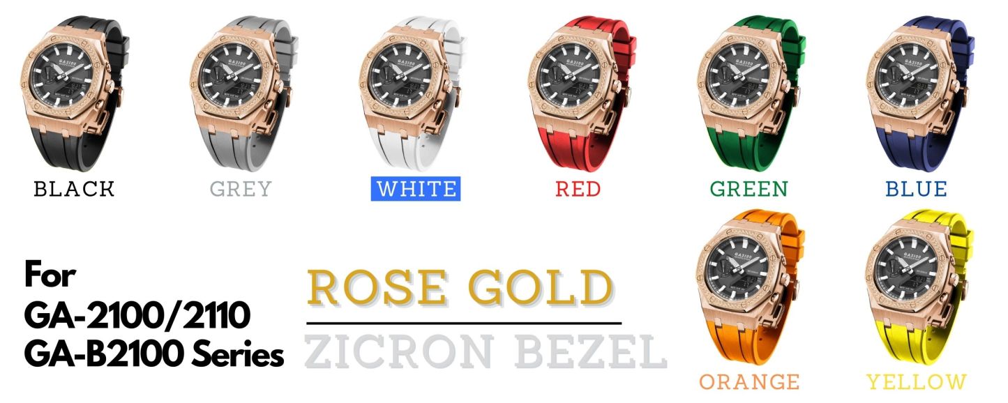 [SKXMOD] CasiOak GA & GA-B 2100 Series Modding Kits | Rubber Band Version