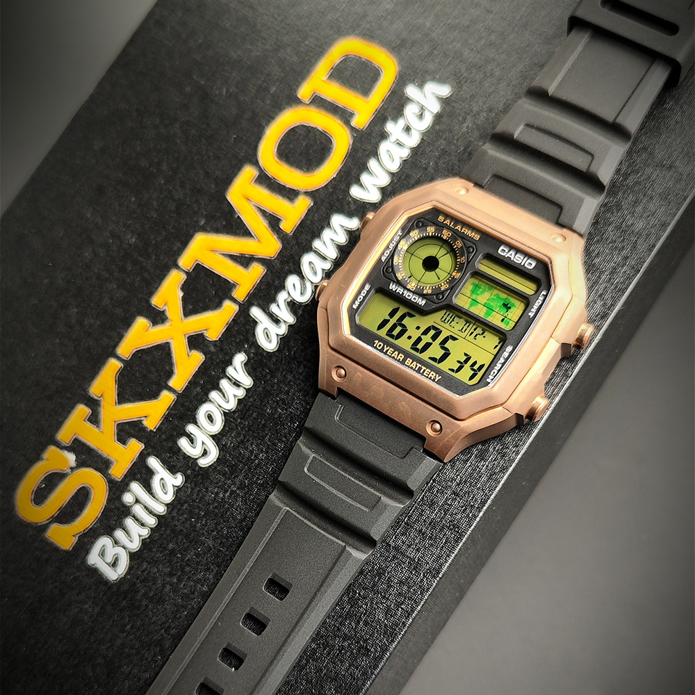CasiMod Nuclear Royale is a tougher-looking custom Casio AE1200 mod - Yanko  Design