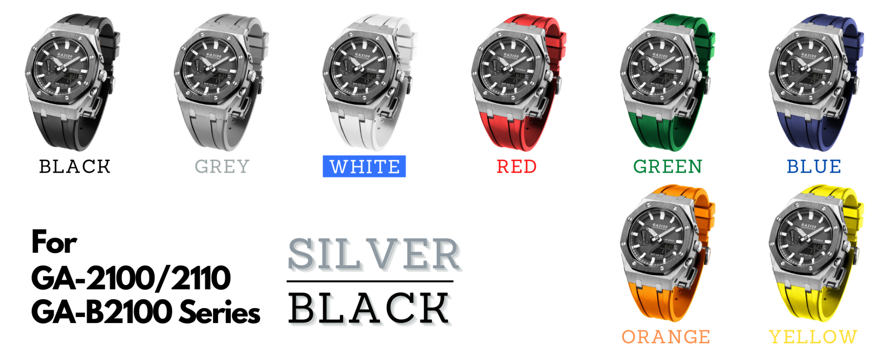 [SKXMOD] CasiOak GA SeriesModding Kits | Rubber Band Version