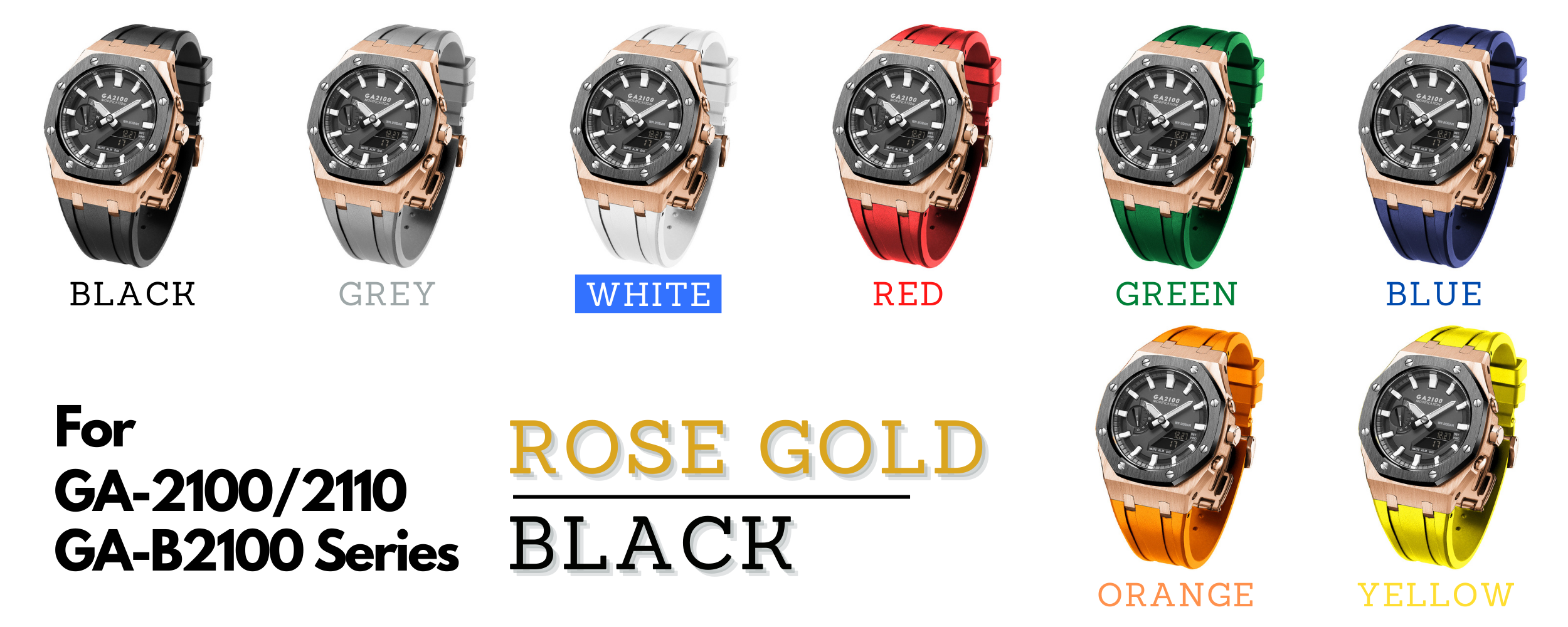 [SKXMOD] CasiOak GA SeriesModding Kits | Rubber Band Version