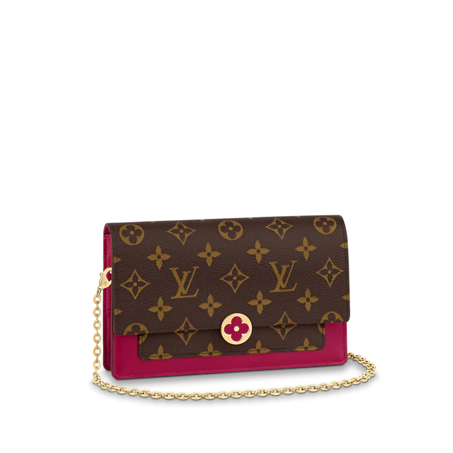 lv flore wallet