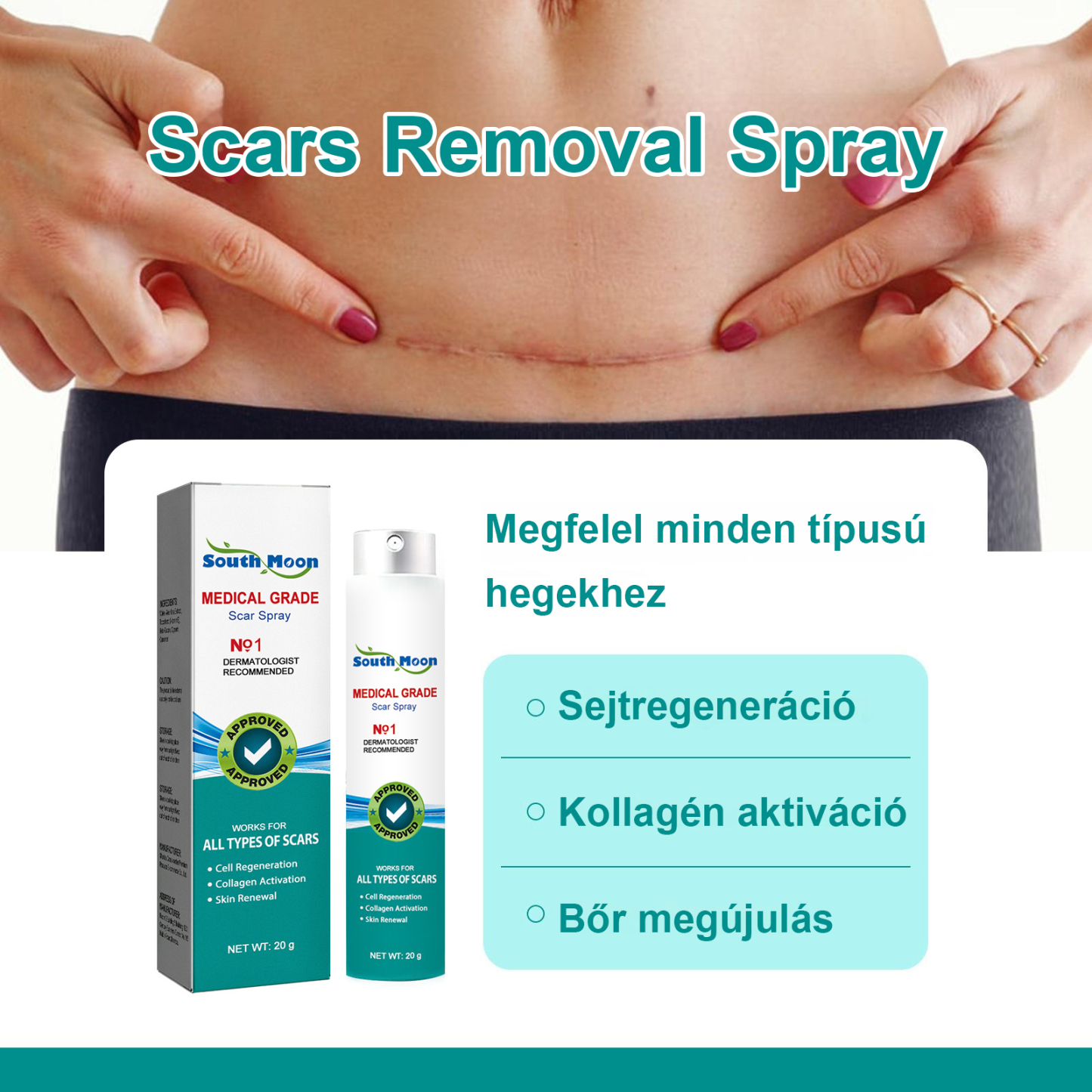 Fivfivgo™ Advanced Scar eltávolító spray