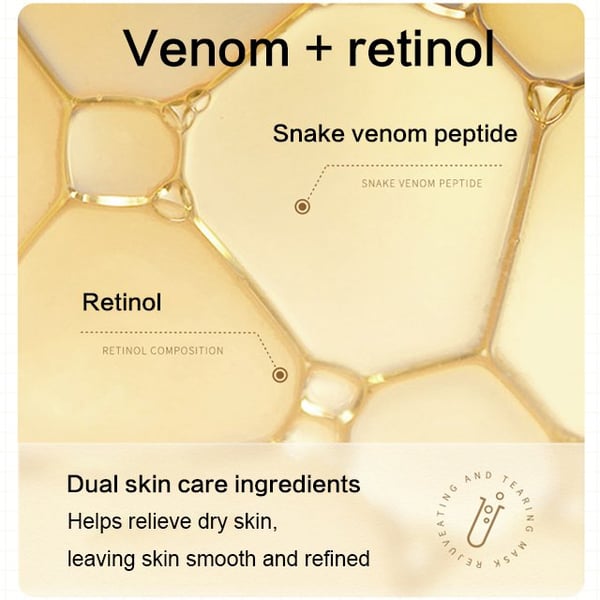🔥HOT SALE 50% KEDVEZMÉNY Retinol kígyóméreg arany maszk