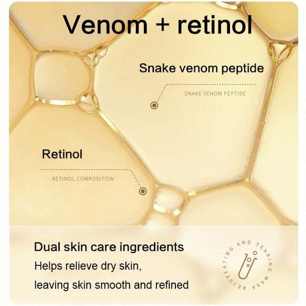 🔥HOT SALE 50% KEDVEZMÉNY Retinol kígyóméreg arany maszk