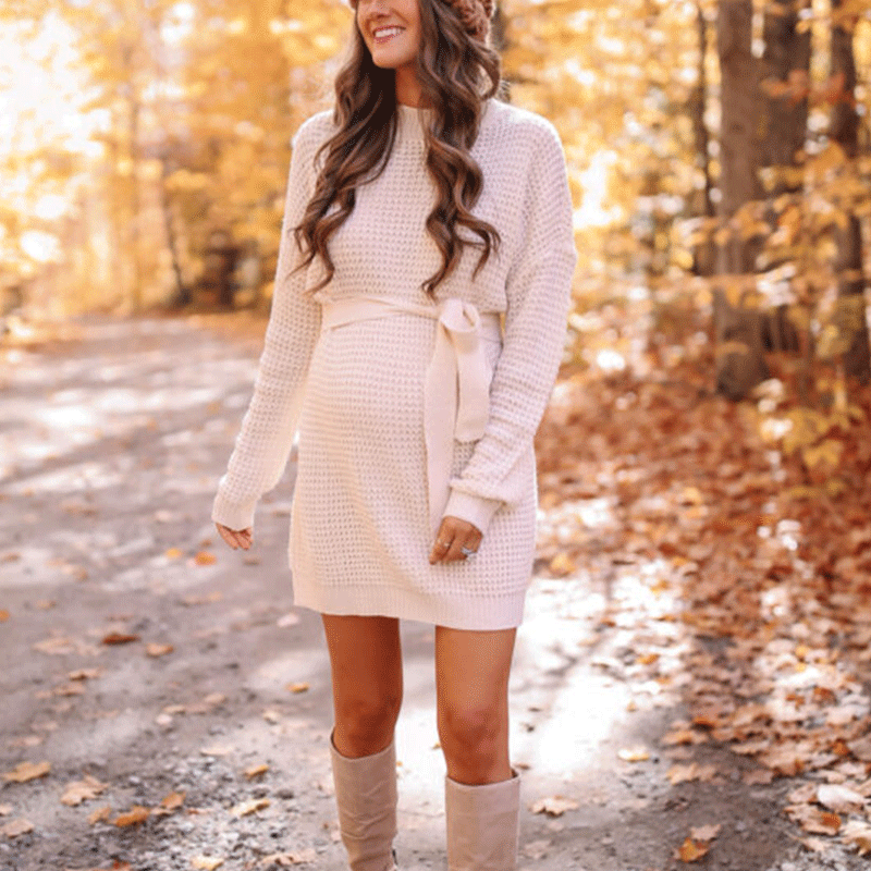 Temperament Fashion Sweet Home Maternity Dress