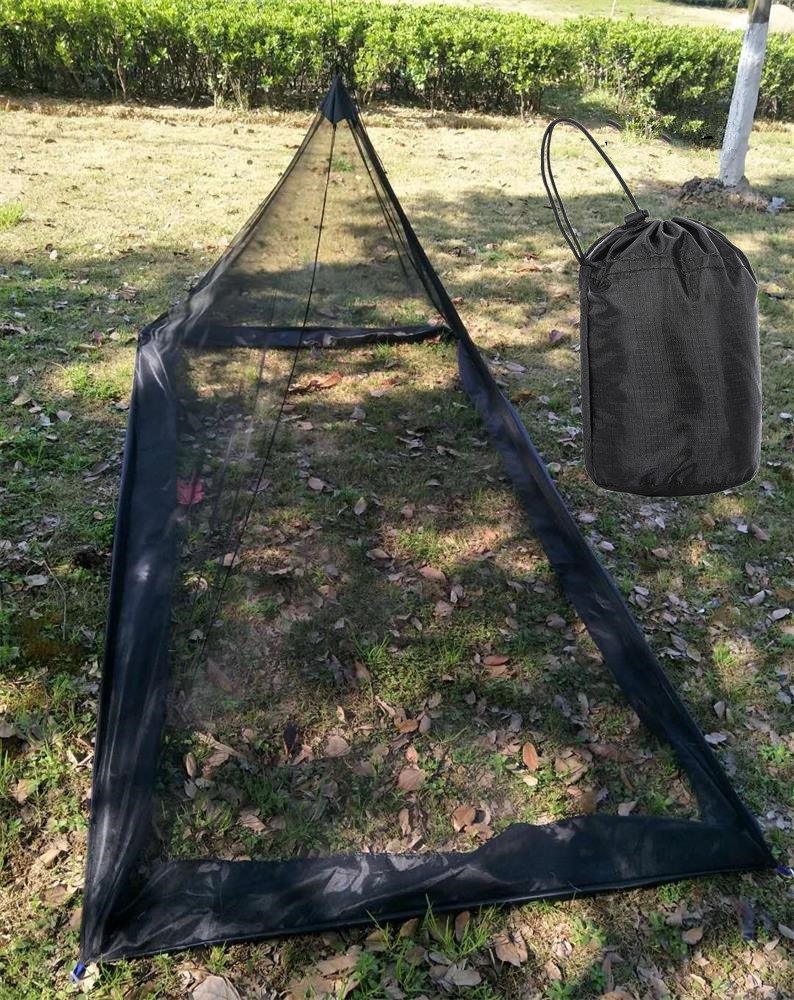 Tcrogsciss szúnyog kemping rovarháló ágyhoz kompakt, illeszkedik kültéri utazási hálózsákokhoz, ágyhoz, sátorhoz
