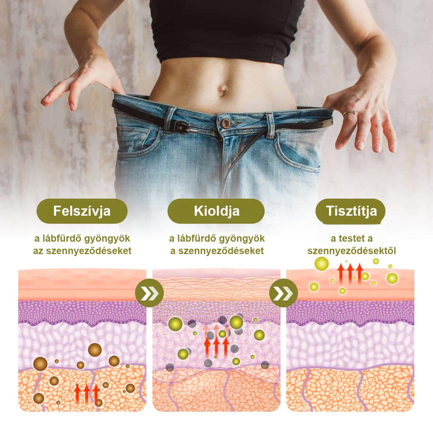 Herbális méregtelenítő lábfürdő golyók