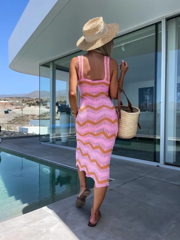 2023 Summer New Women's Slim Fit Knitted Beach Skirt