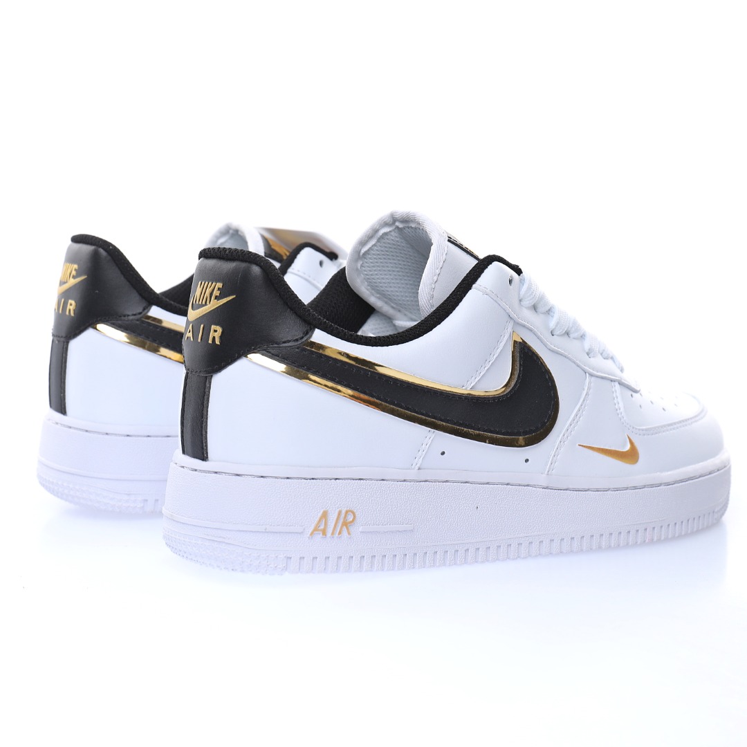 Nike Air Force 1 '07 LV8"White/Black/Metallic Gold"