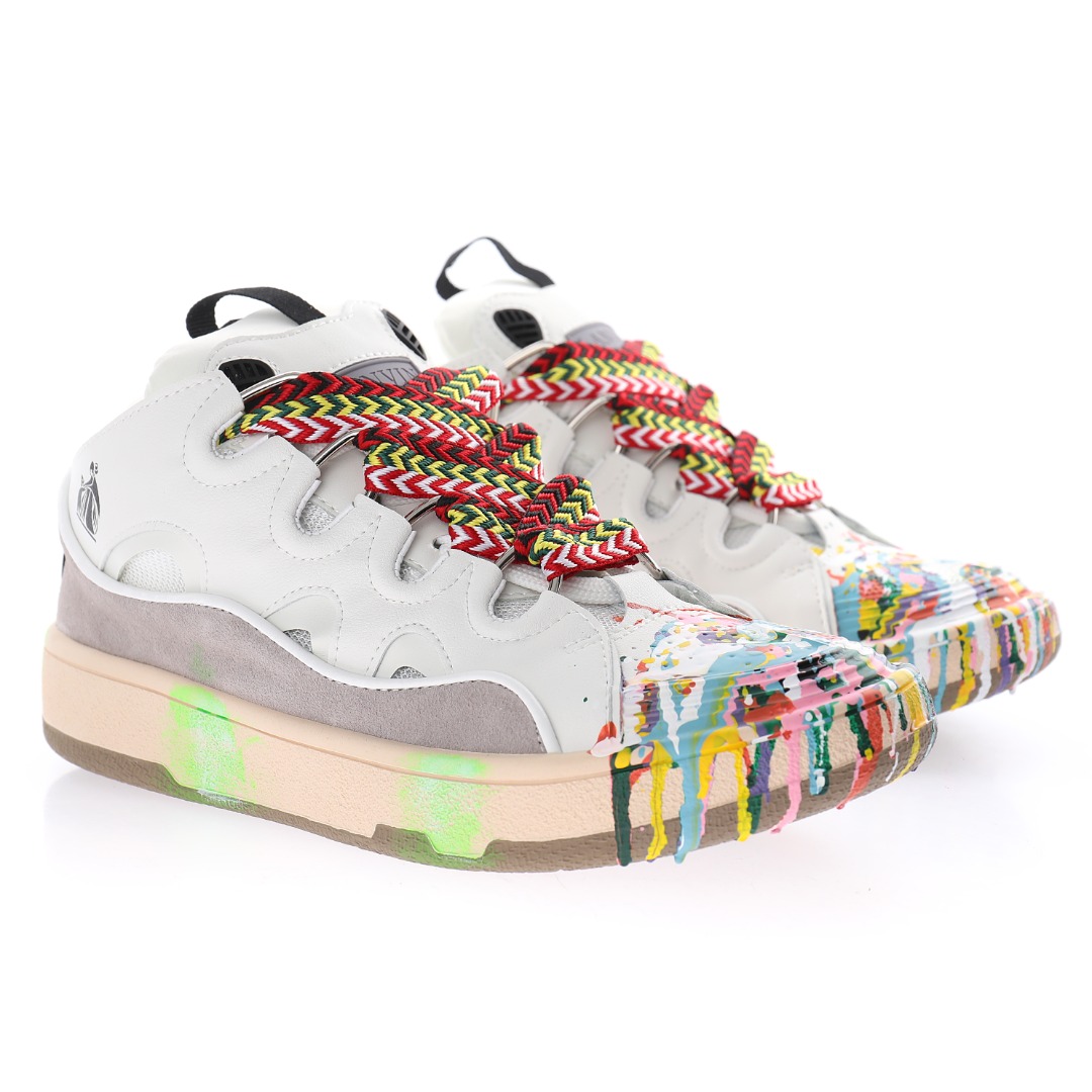 LANVIN Curb Low-Top Sneakers