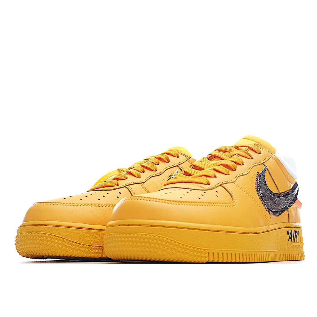 Off-White x Nk Air Force 1 "University Gold" 