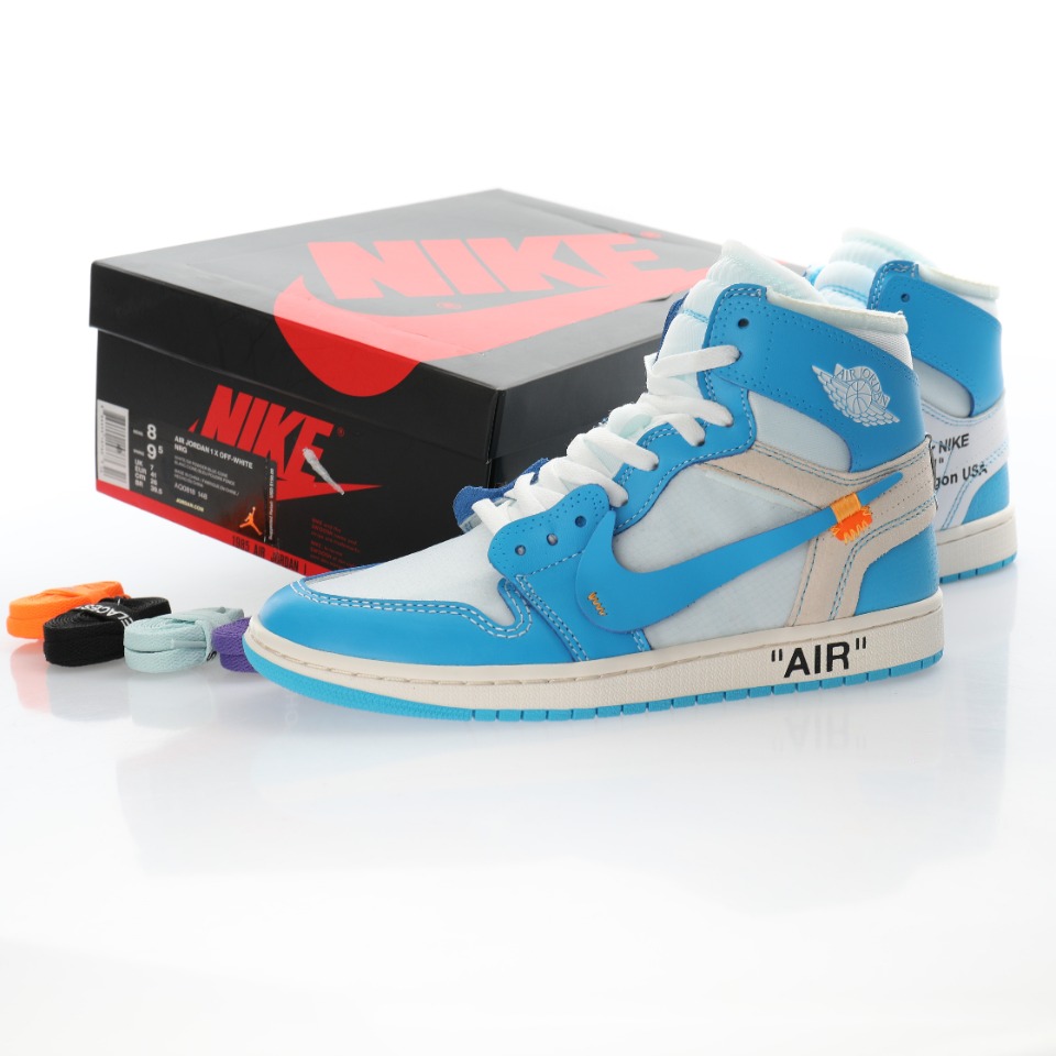 Off-White x Air Jordan 1 Retro High OG"UNC"