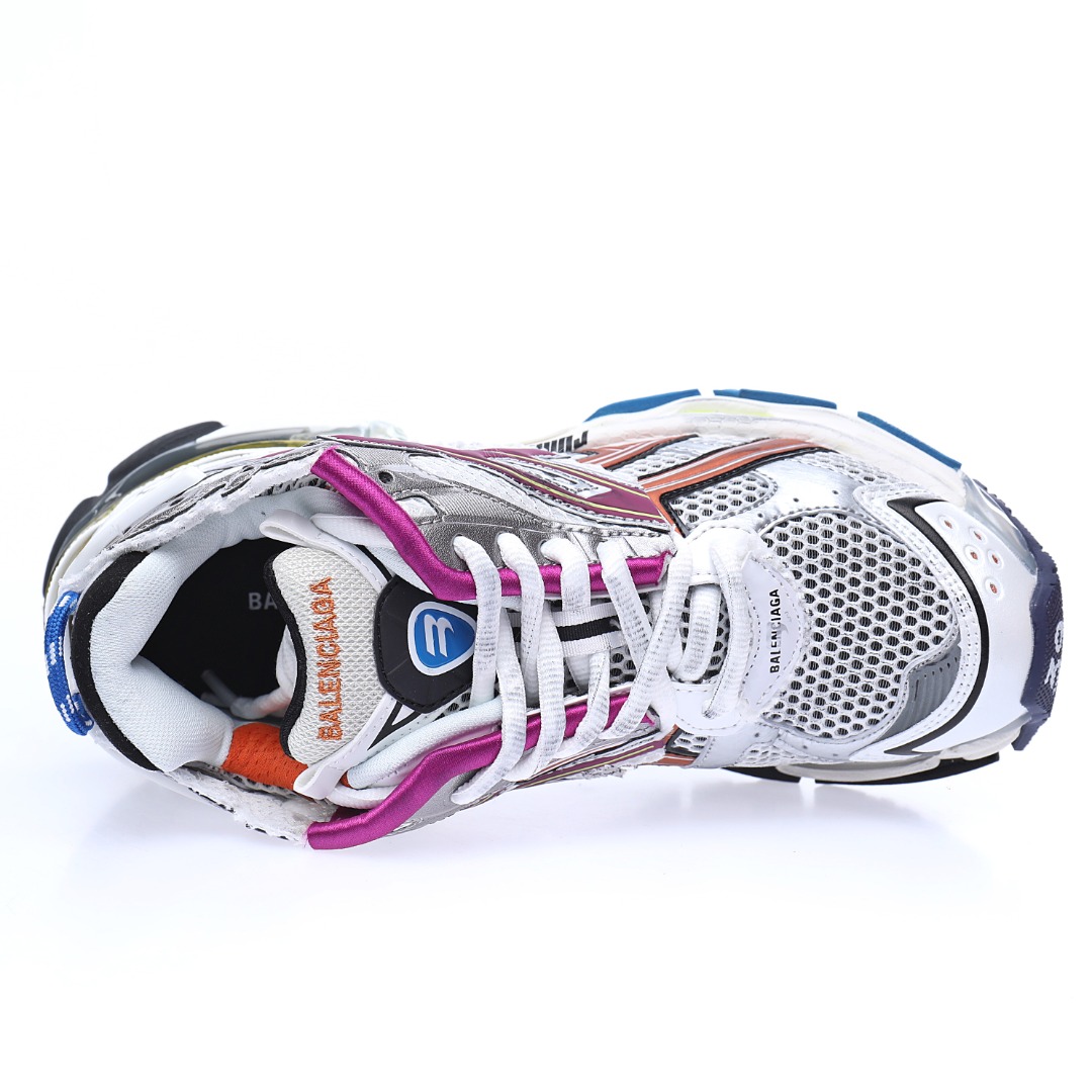 BALENCIAGA Runner Sneaker"Sliver/Purple/Multicolor"