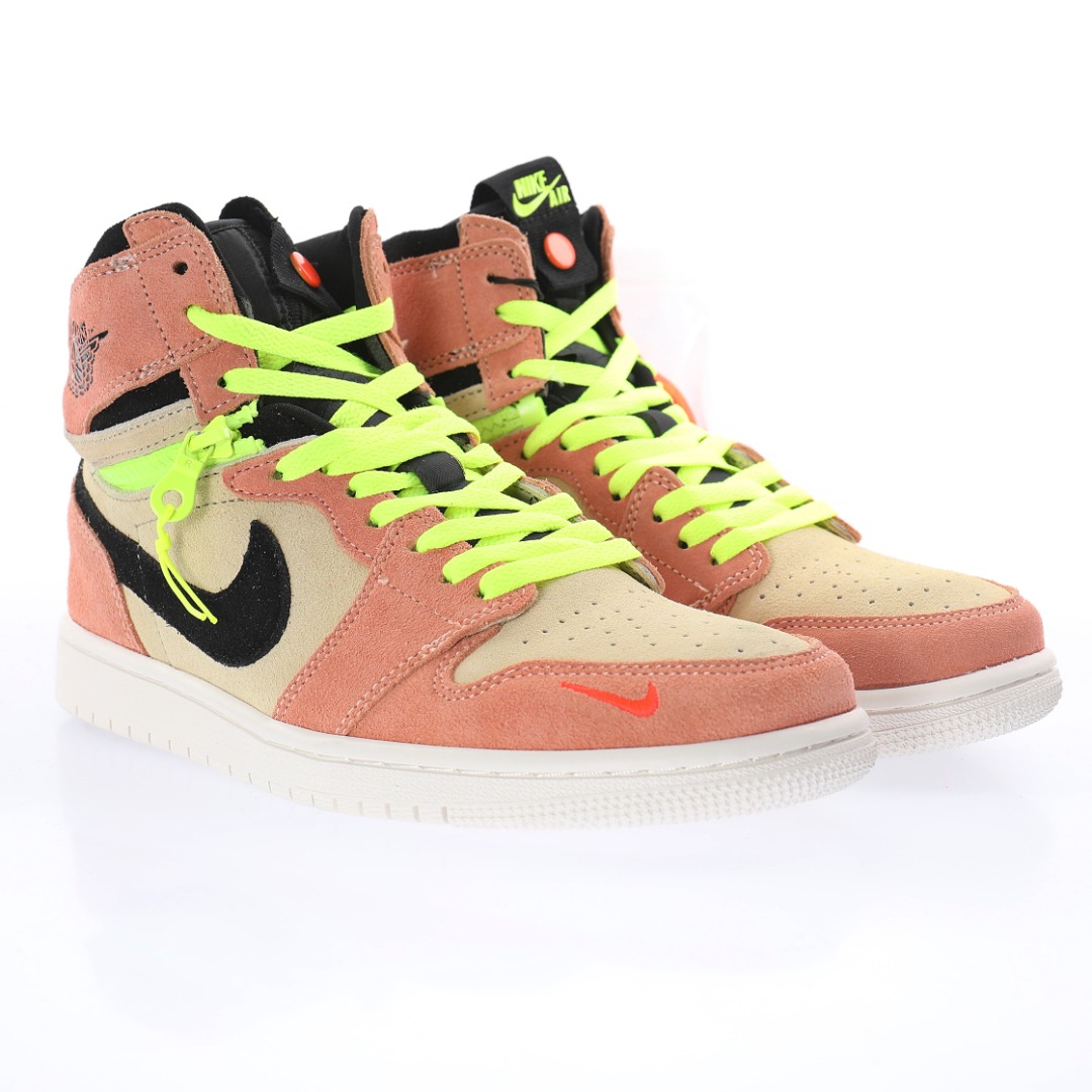 Nike Air Jordan 1 Retro High Switch"Peach Neon"