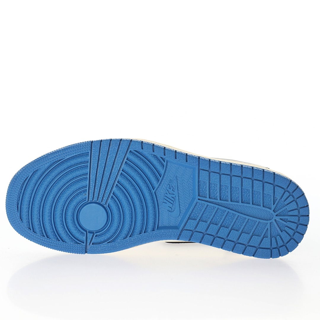 fragment design x Travis Scott x Nike Air Jordan 1 High OG SP"Military Blue"