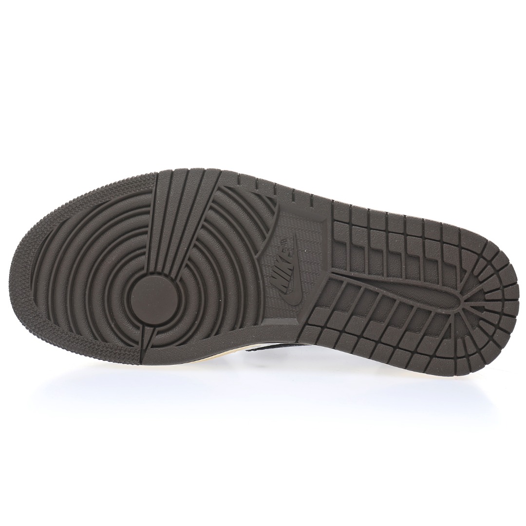 Louis Vuitton x Travis Scott x Nike Air Jordan 1 Low OG SP"Black/White/Monogram"