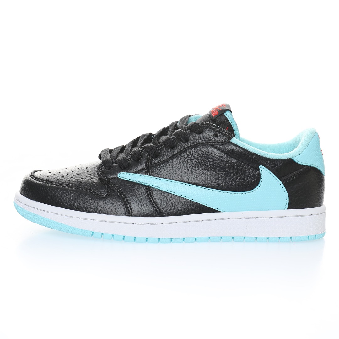 fragment design x Travis Scott x Nike Air Jordan 1 Low OG SP"Black/Mint Blue"