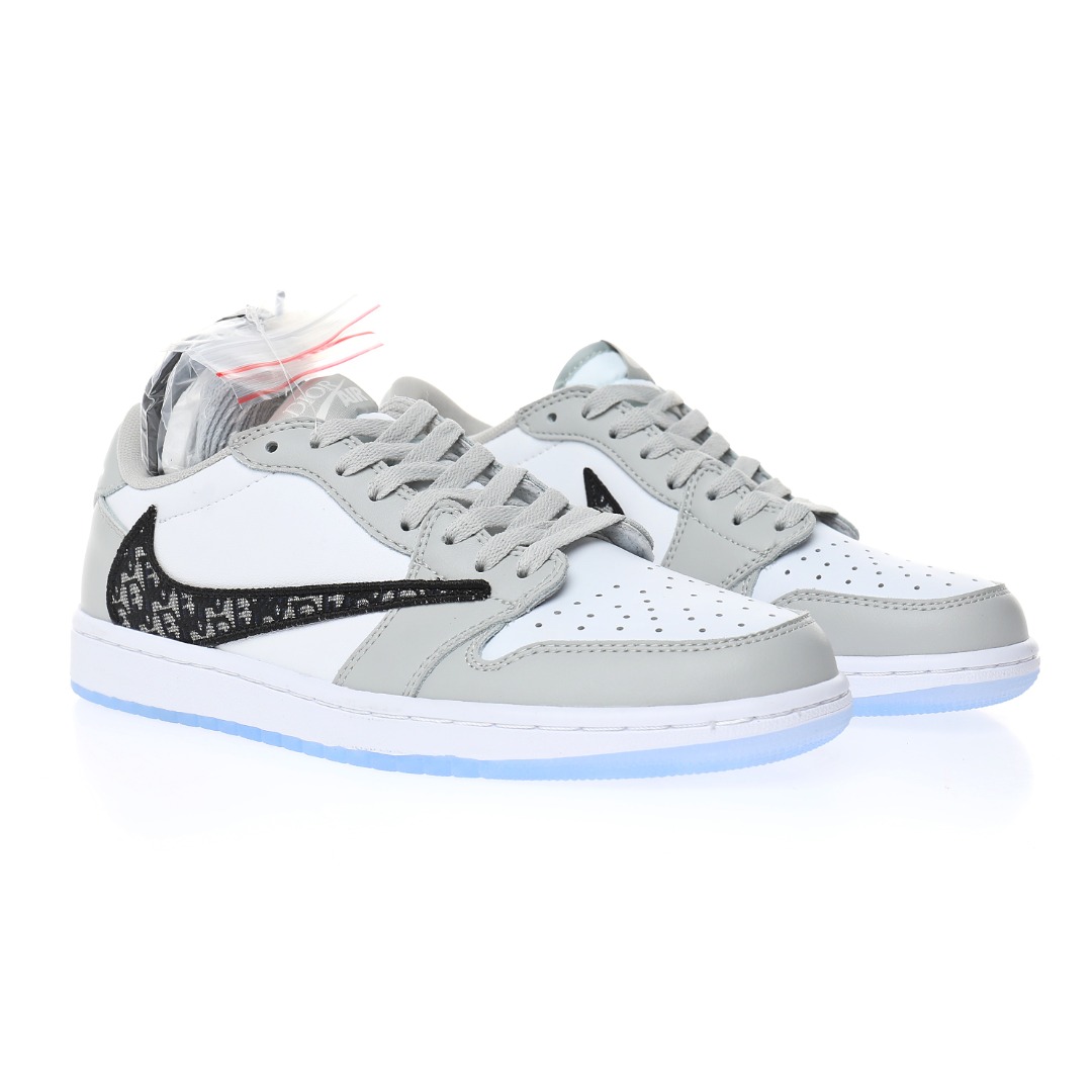 Nike Air Jordan 1 Low x Dior x Travis Scott x OG SP"Dior/Grey"