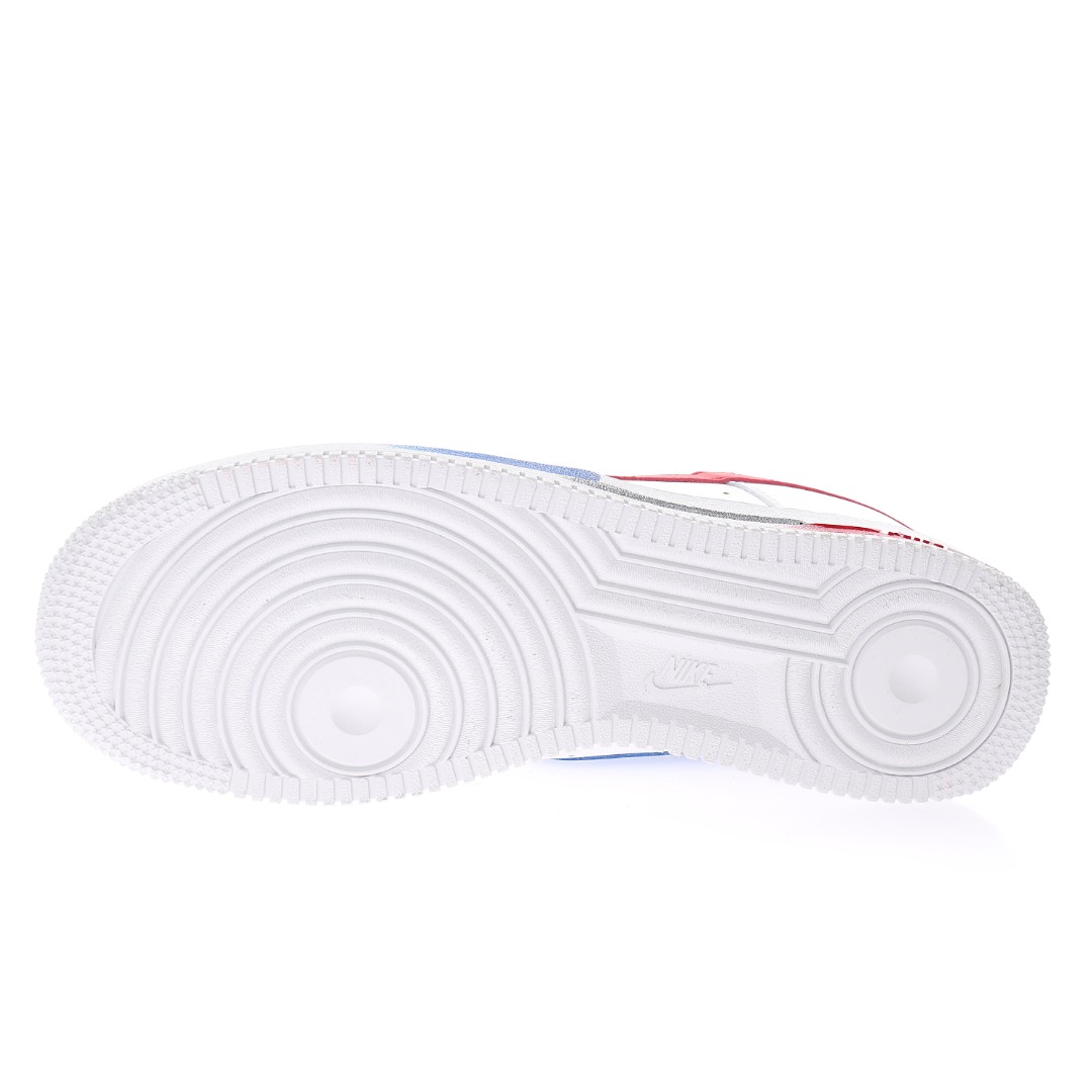 Nike Air Force 1 07 LV8"White/Black/Red/Blue’"