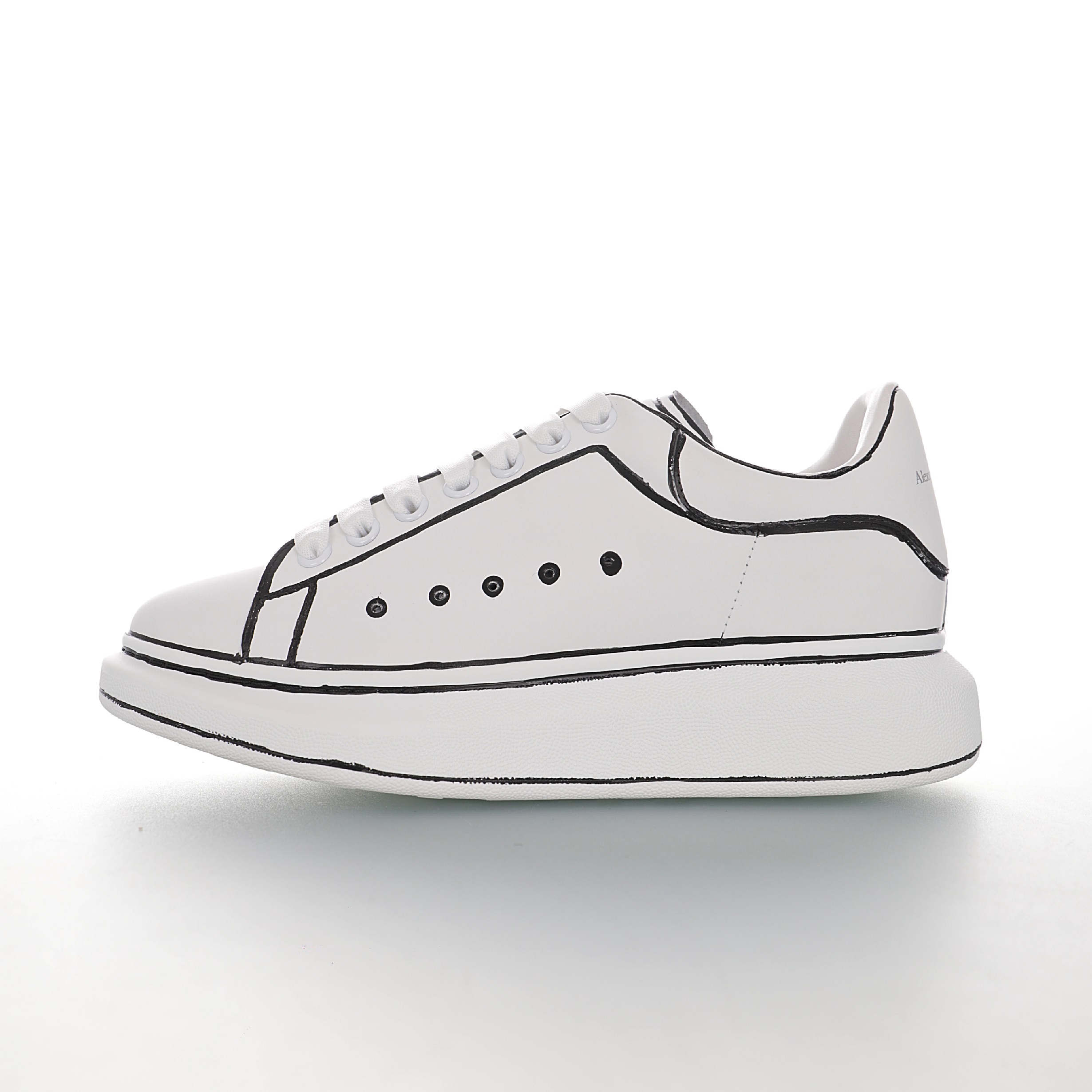 ALEXANDER MCQUEEN SOLE LEATHER SNEAKERS