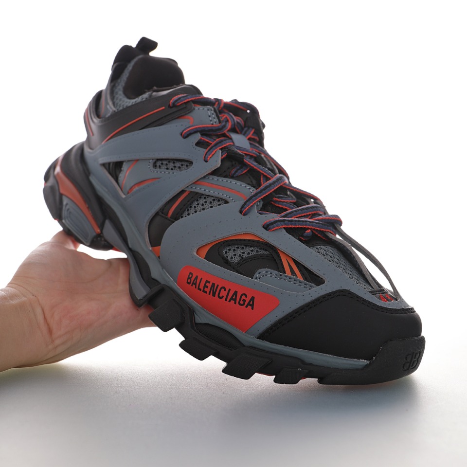 BALENCIAGA Track Trainers"Black/Grey/Red"