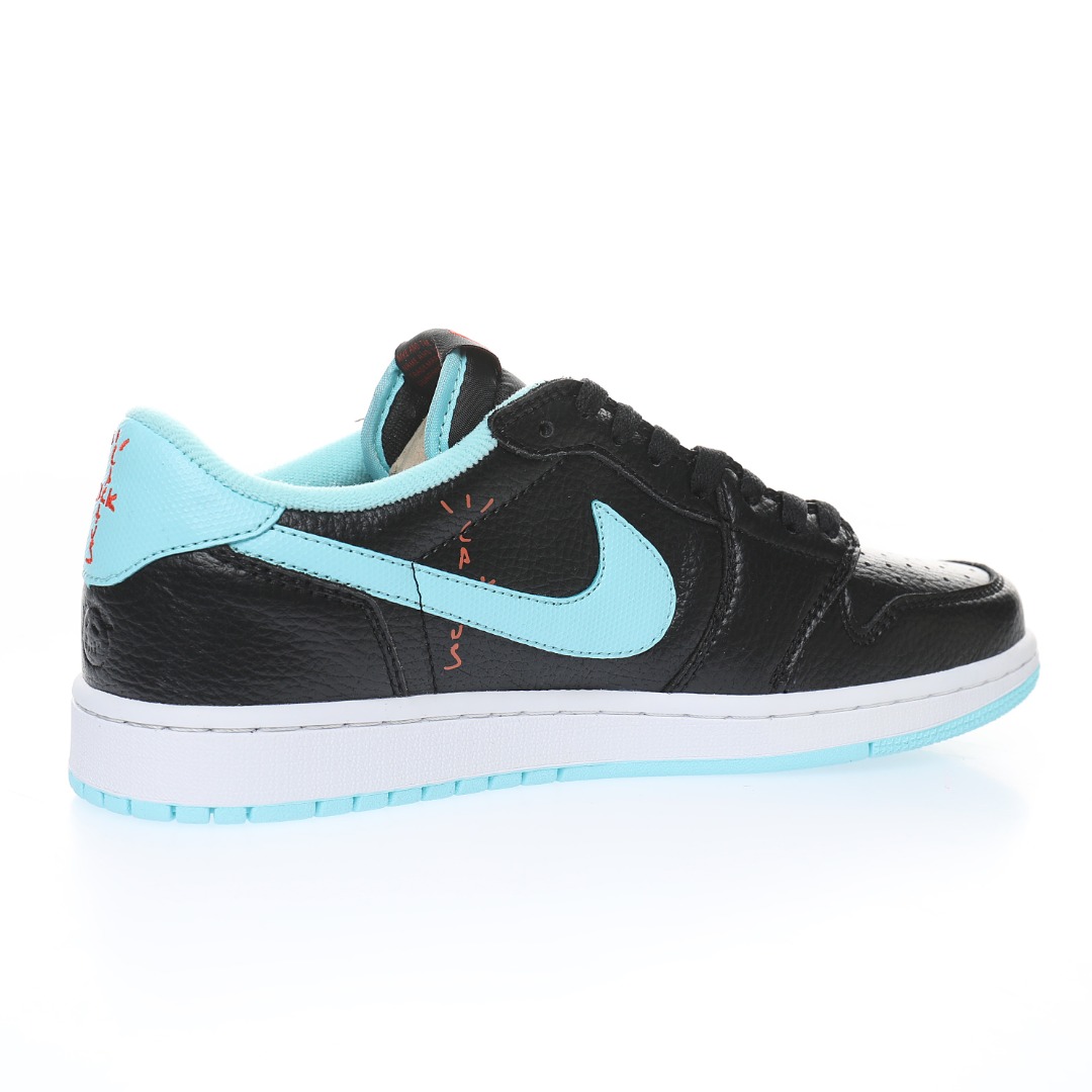 fragment design x Travis Scott x Nike Air Jordan 1 Low OG SP"Black/Mint Blue"