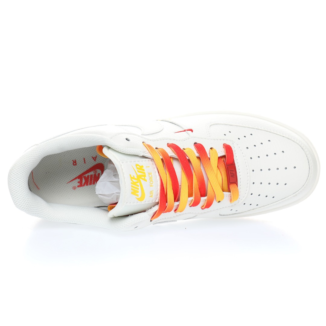 Nike Air Force 1’07 Low QS"Sail/Yellow Red/Miami Heat"