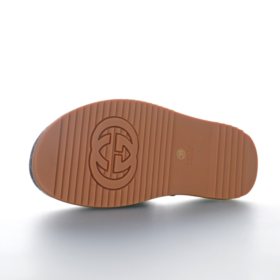 Disney x GUCCI古驰 Wmns Rubber GG Slide