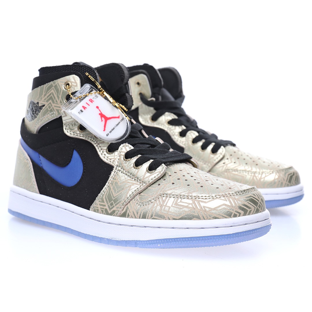 Nike Wmns Air Jordan 1 Zoom CMFT"Gold Laser"