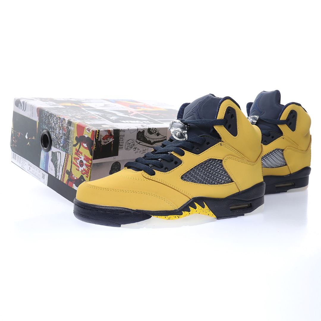 Air Jordan 5 Retro SE"Michigan Yellow Navy"