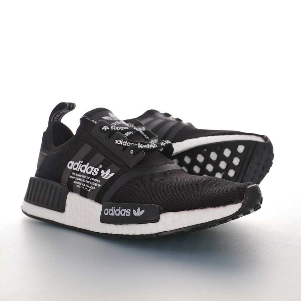 Adidas Originals NMD_R1"Black/White LOGO"