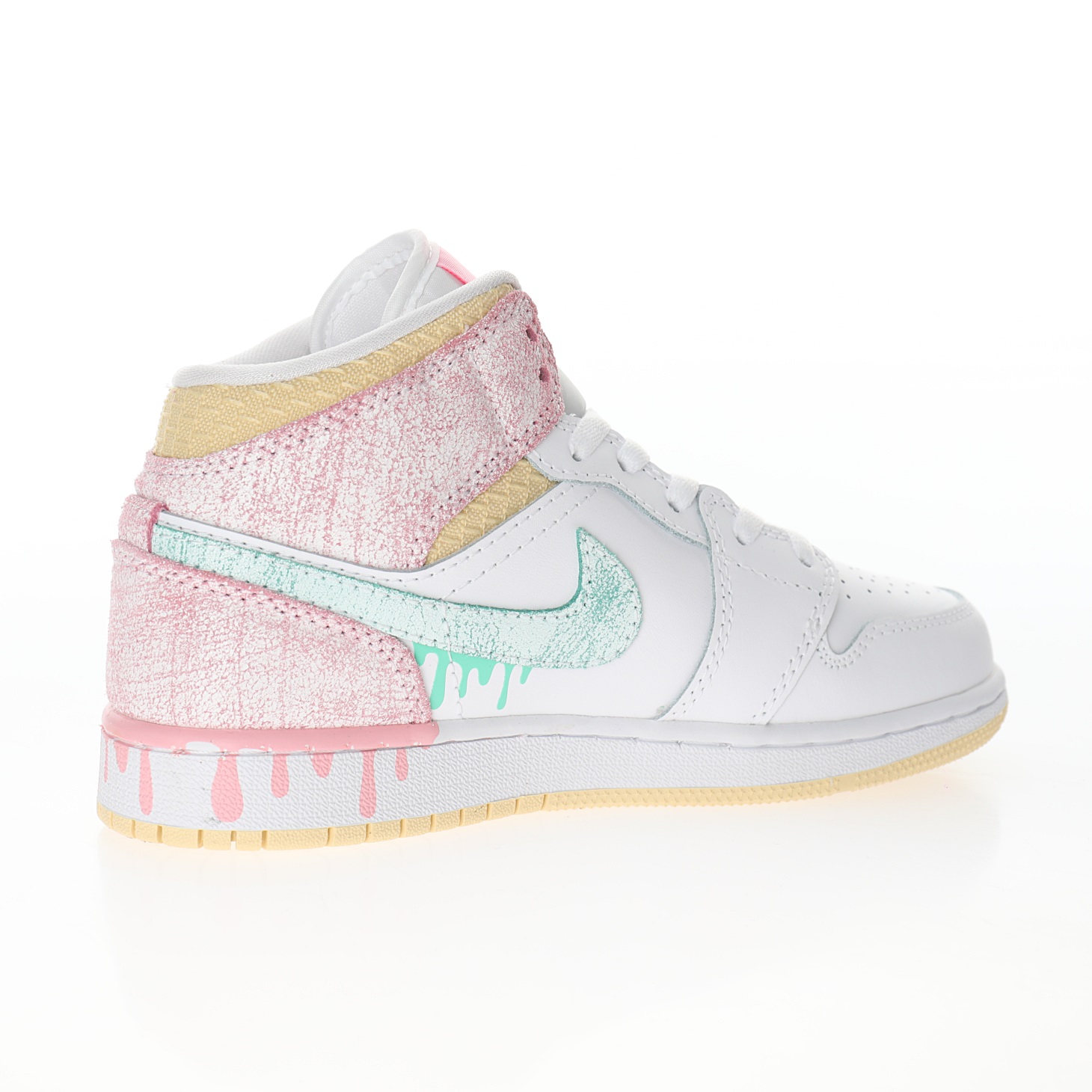 Nike Air Jordan 1 Mid SE GS"Paint Drip"