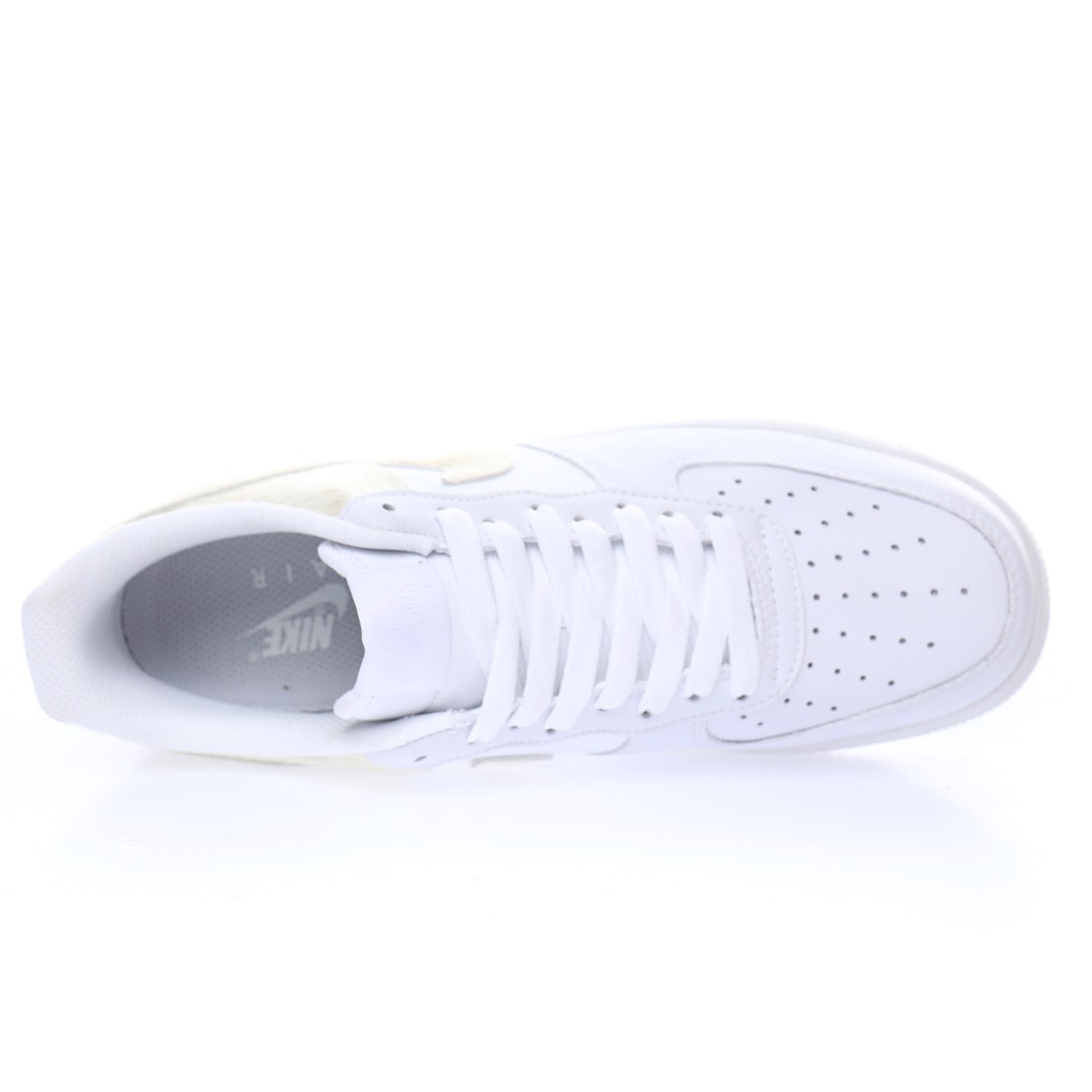 Nike Air Force 1' 07 Low GS"White Pony Hair Heel"