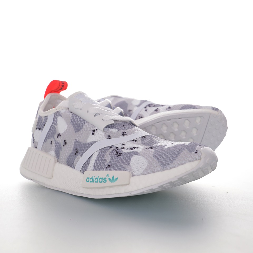 adidas Originals NMD_R1"White/Grey/Camo"