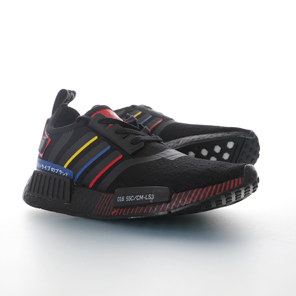 Originals NMD_R1"Black/Blue/Yellow/Red"