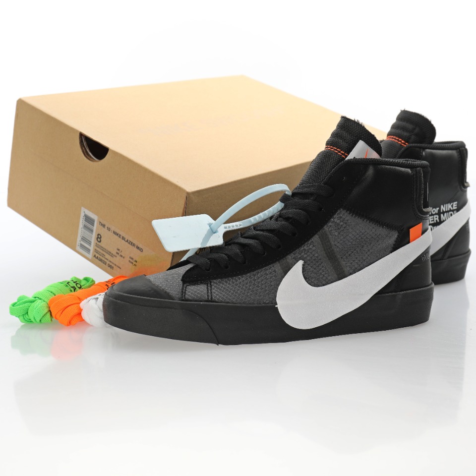 Off-White™ x Nike Blazer Mid The Ten"White/Grey/Black"
