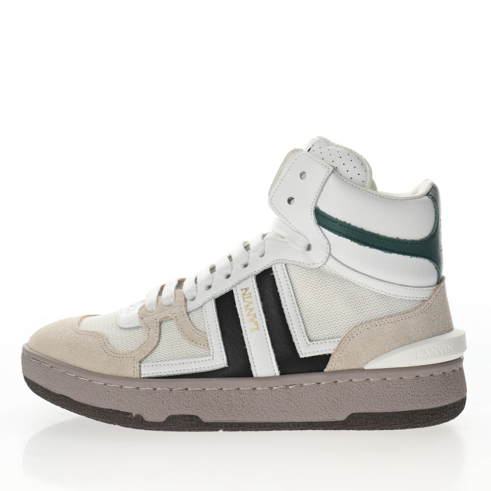 LANVIN Clay High-Top Tennis Sneakers