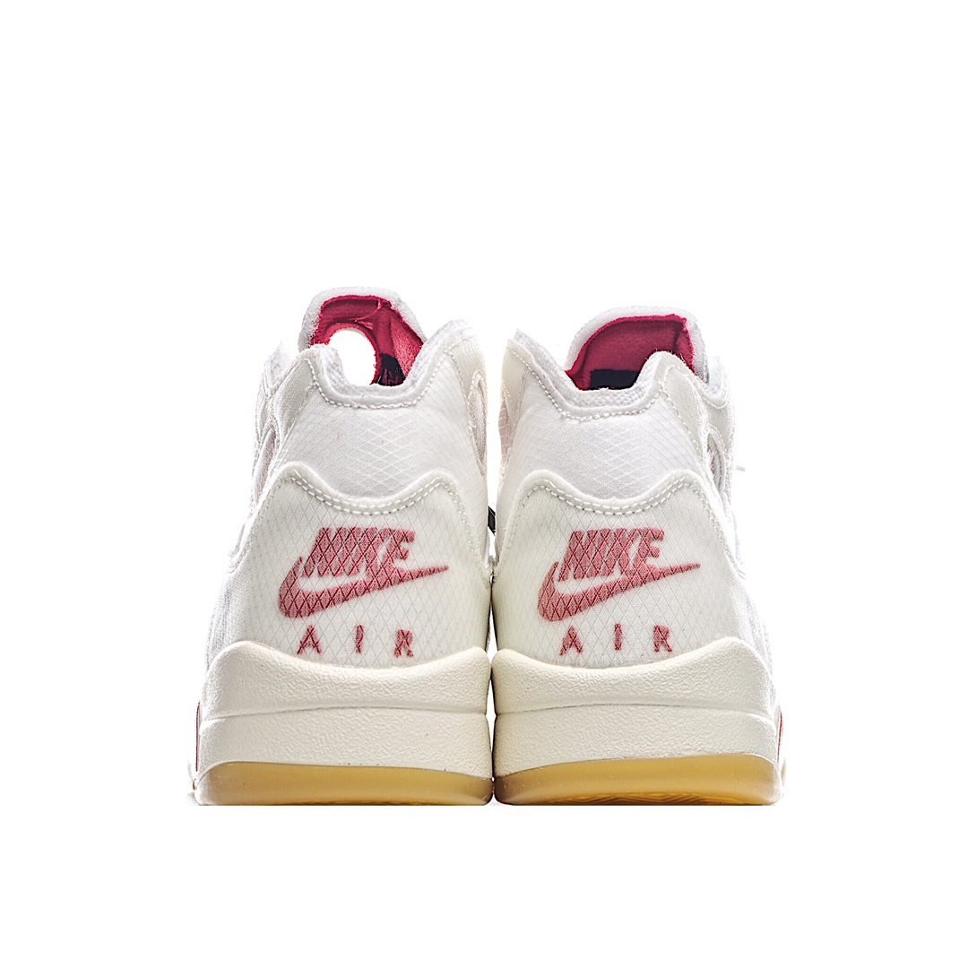 Air Jordan 5 x off white  "White“