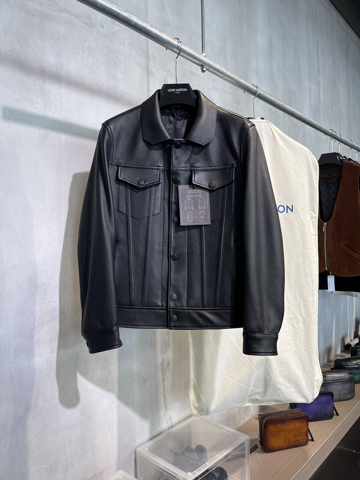 LV Real Leather Jacket