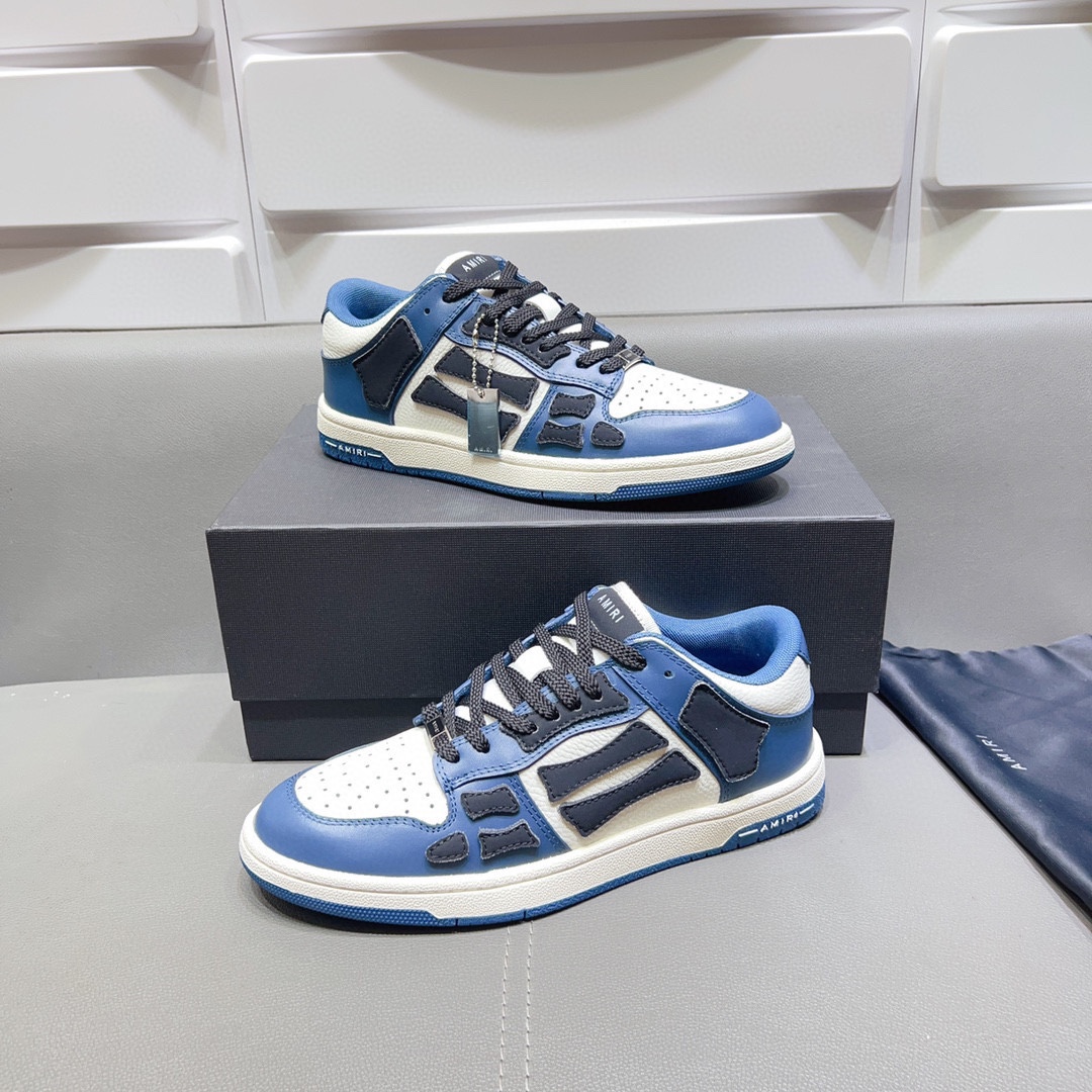 AMIRI SKELETON LOW-SKEL TOP SNEAKERS