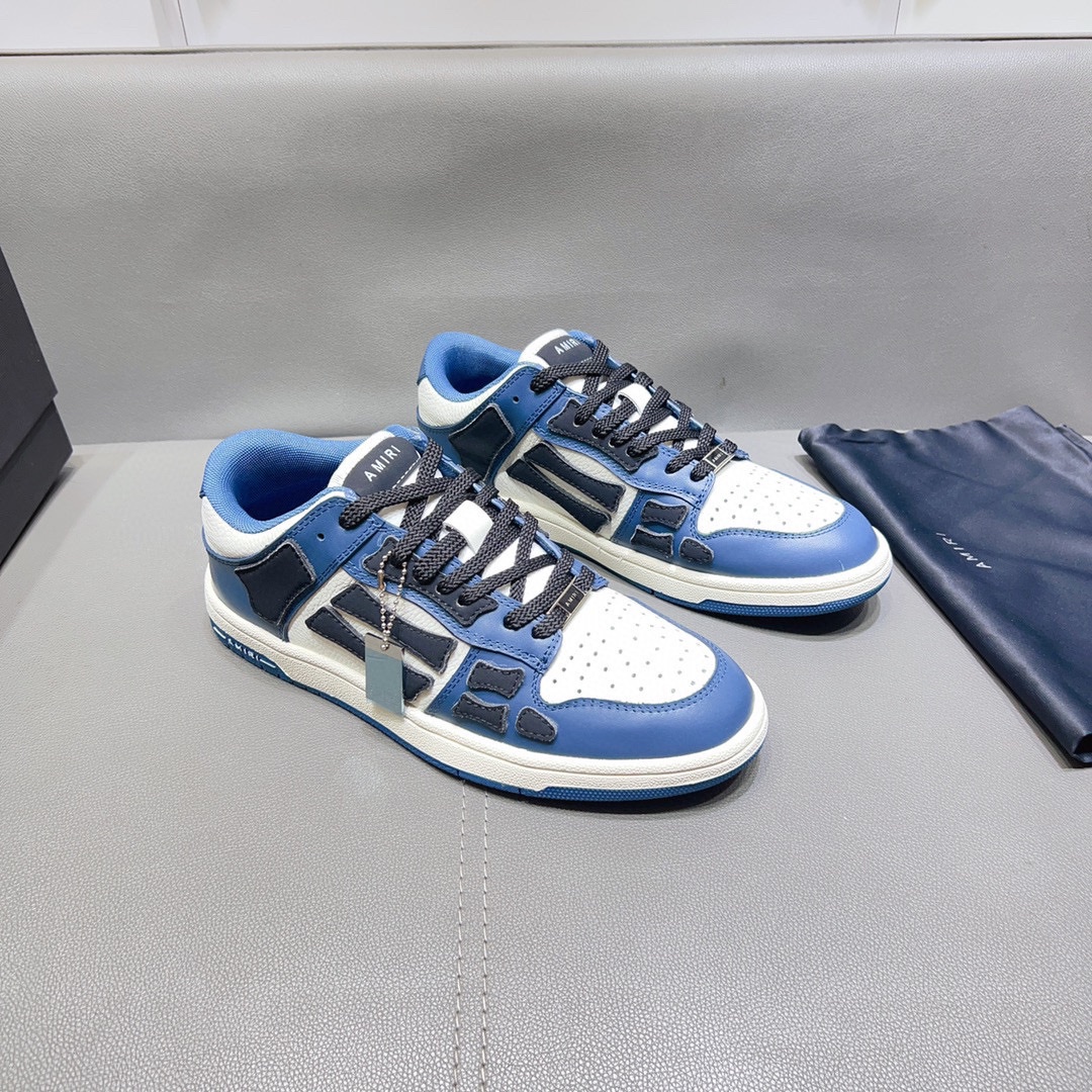 AMIRI SKELETON LOW-SKEL TOP SNEAKERS
