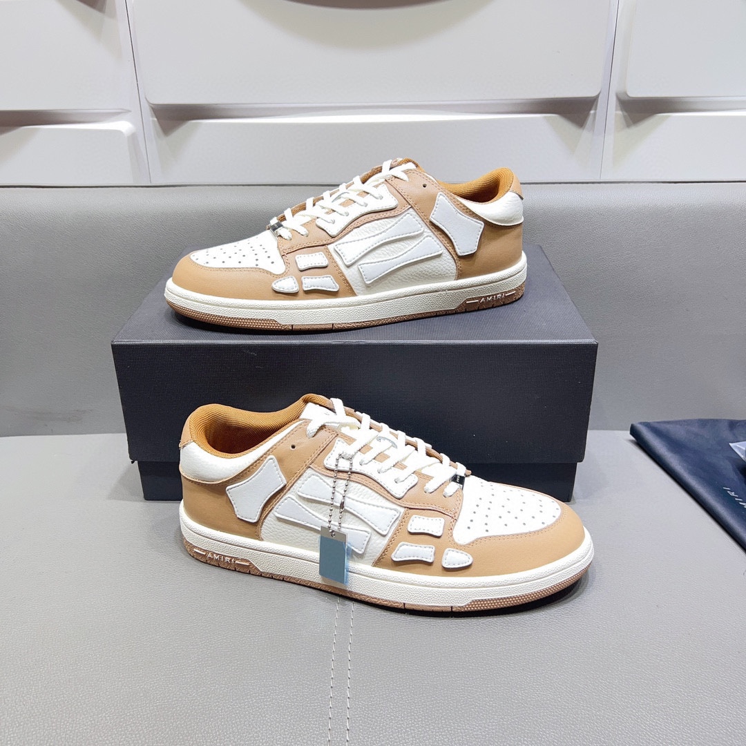 AMIRI SKELETON LOW-SKEL TOP SNEAKERS