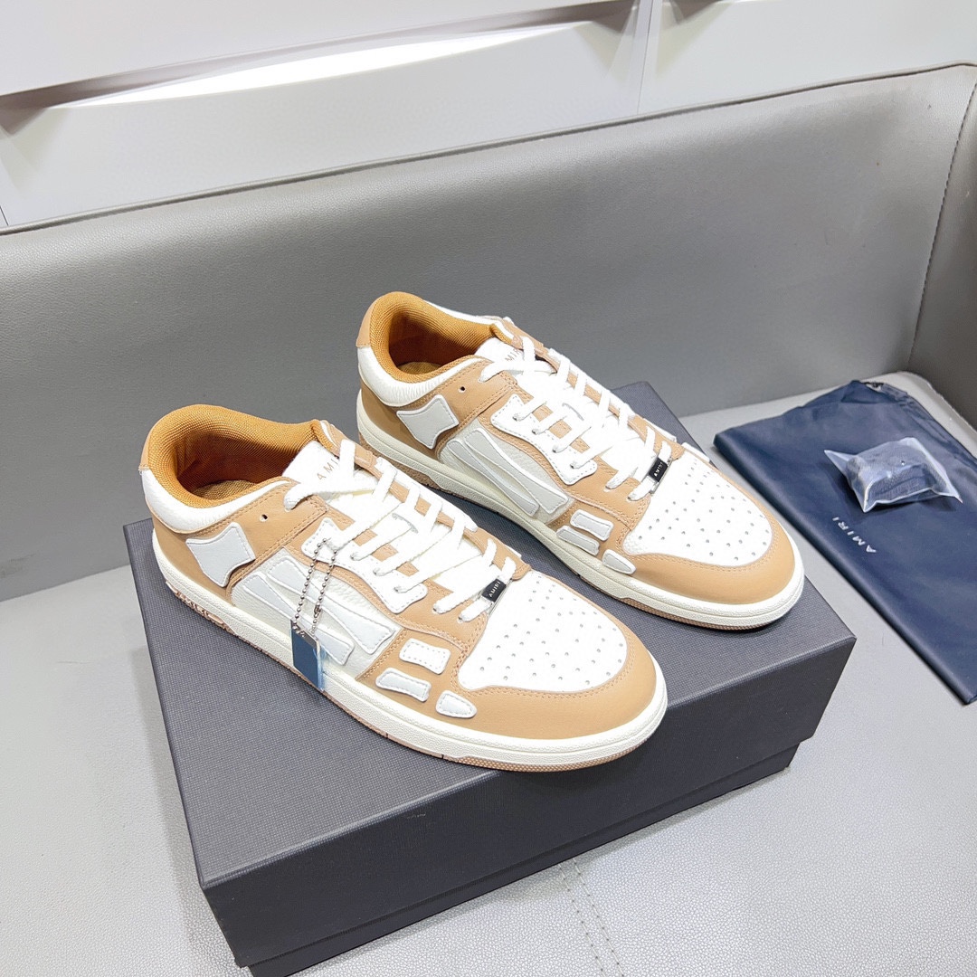 AMIRI SKELETON LOW-SKEL TOP SNEAKERS
